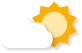 Partly cloudy, dry