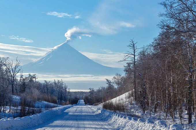 Камчатка зимой фото На Камчатку надвигаются морозы