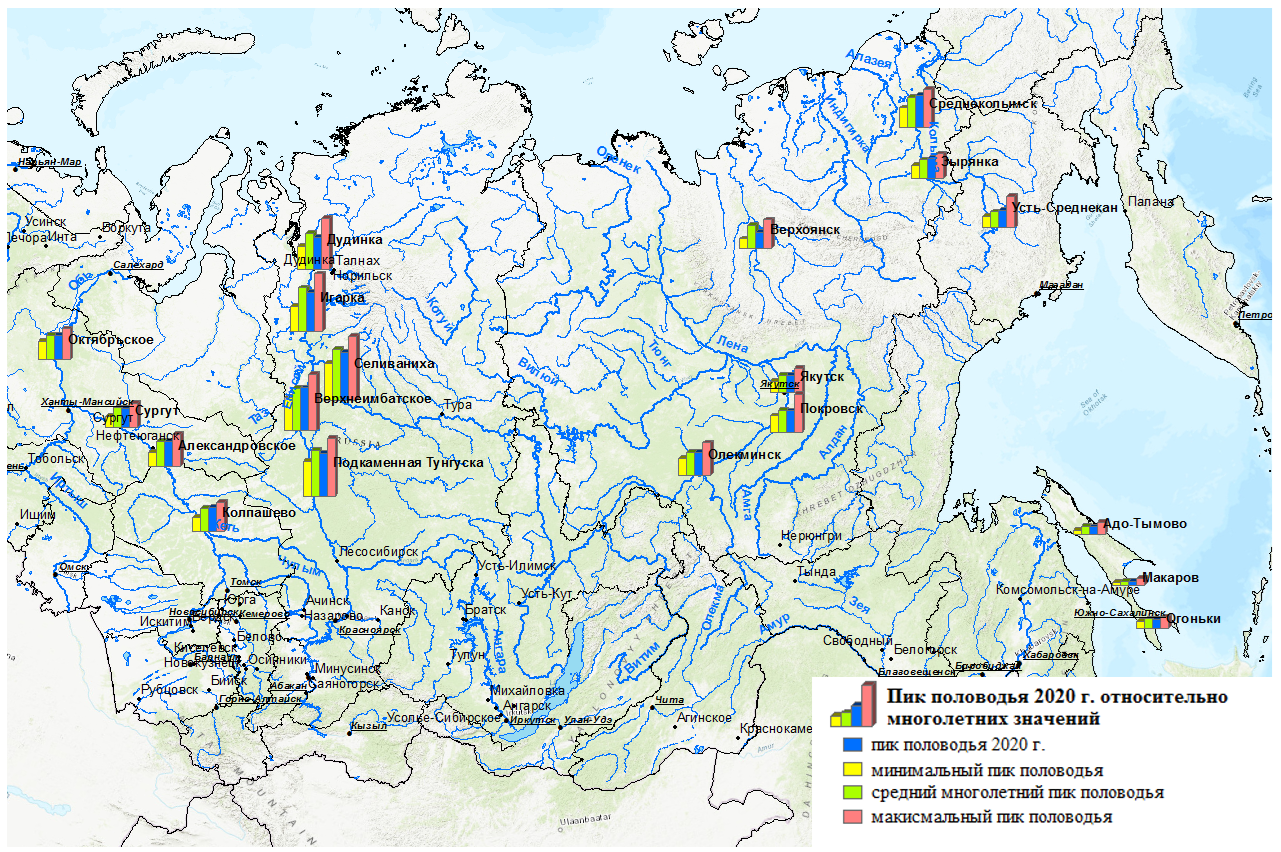 Карта паводков в россии